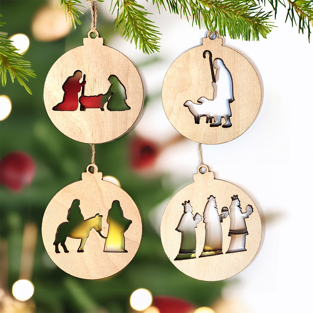 Nativity Bauble Set